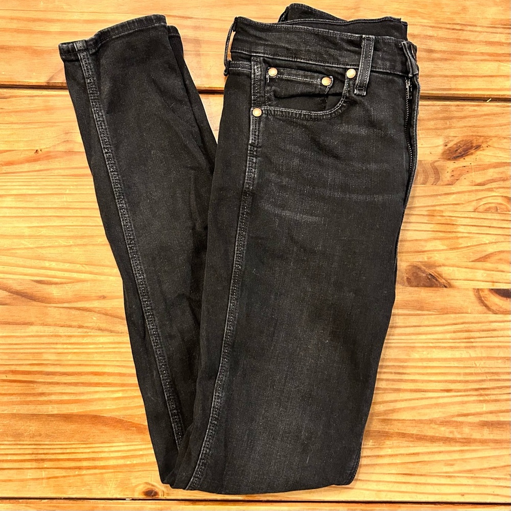 rag & bone High Rise Women's Black Jeans